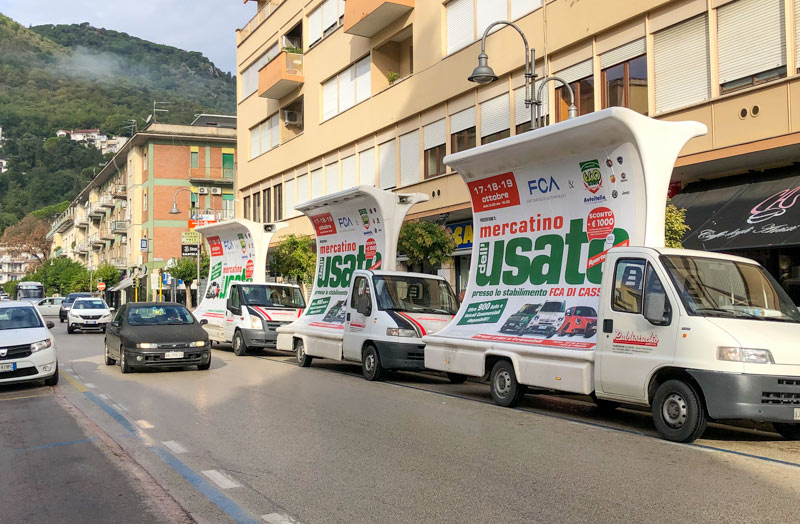 camion vela pubblicitaria Publistudio Pubblicità